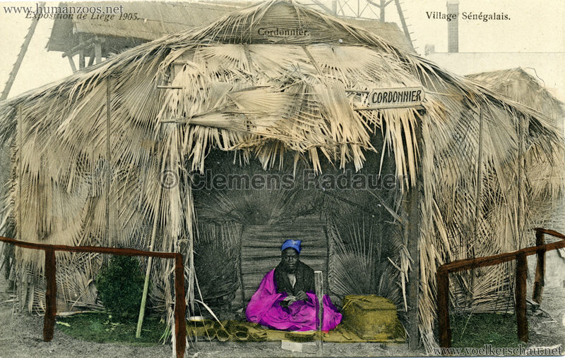 1905 Exposition de Liège - Village Sénégalais - Cordonnier V 1 bunt