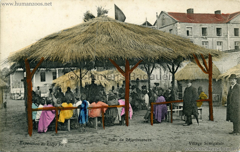 1905 Exposition de Liège - Village Sénégalais - Salle de Réjouissances bunt