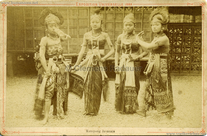 1889 Exposition Universelle Paris - Kampong Javanais 3