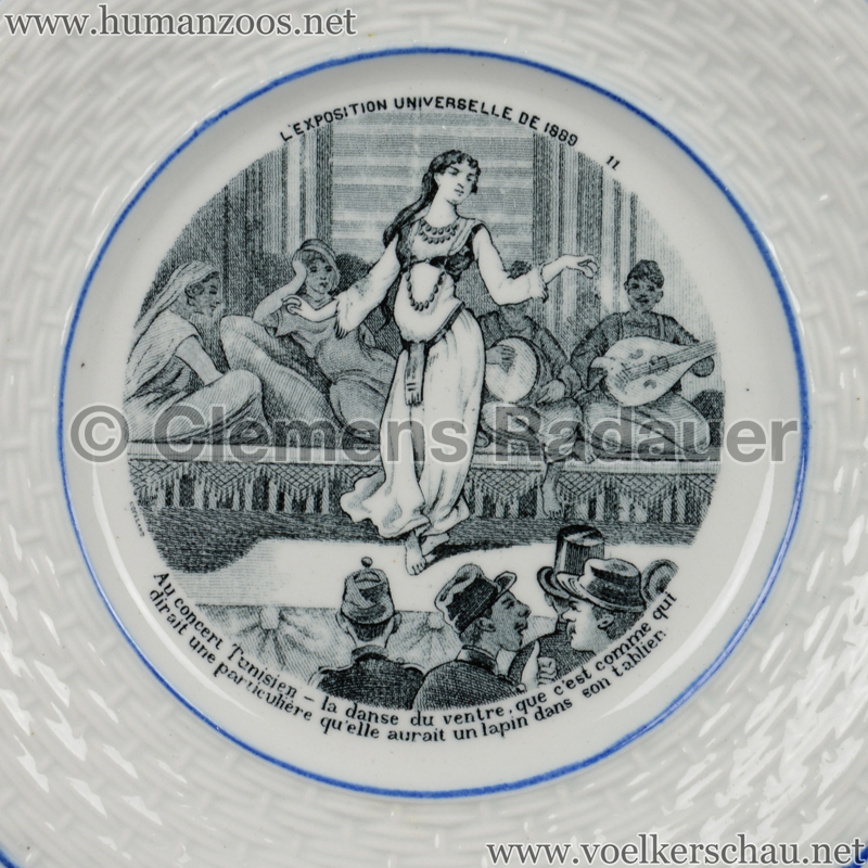 1889 Exposition Universelle Paris - TELLER Concert Tunisien Detail