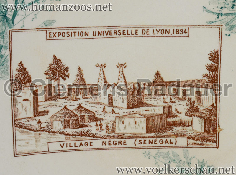 1894 Exposition Universelle, Internationale & Coloniale de Lyon - Village Negre (Senegal) TELLER Detail