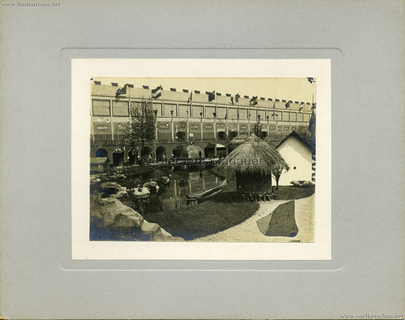 1894 Exposition Universelle d'Anvers - Congo vue du Village CDV 2