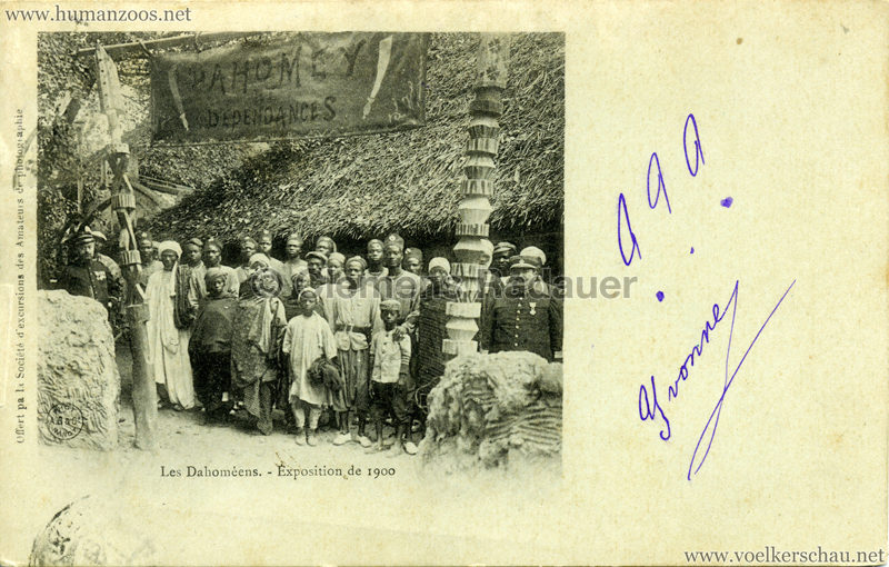 1900 Exposition Universelle de Paris - Le Dahomeens