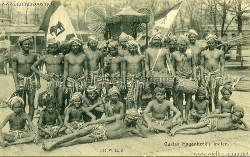 1905/1906 Gustav Hagenbecks Indien - 344 VS