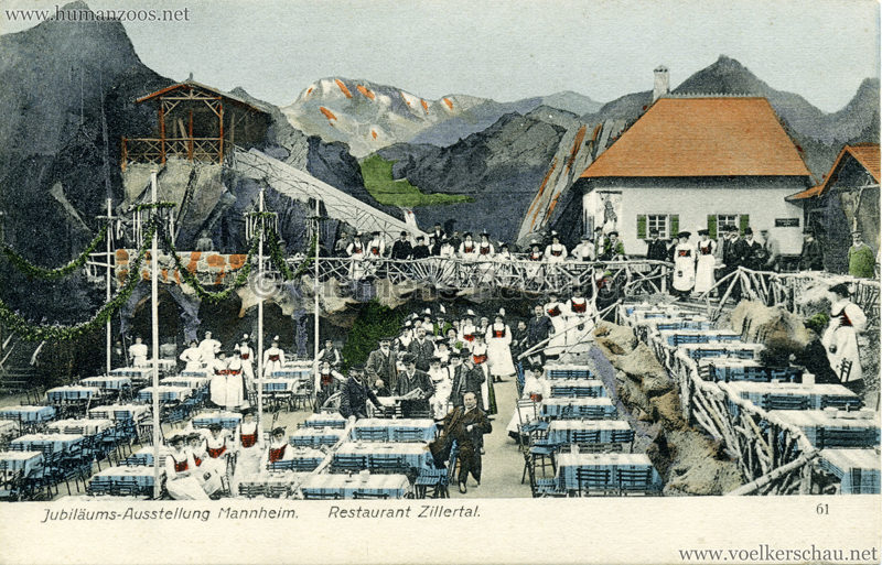 1907 Jubiläumsausstellung Mannheim - Restaurant Zillerthal 2