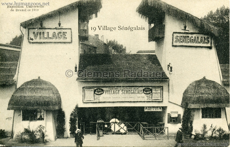 1910 Exposition de Bruxelles - Le Village Sénégalais 6