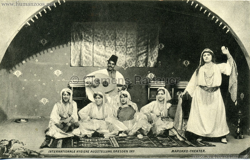1911 Internationale Hygieneausstellung Dresden - Marokko-Theater