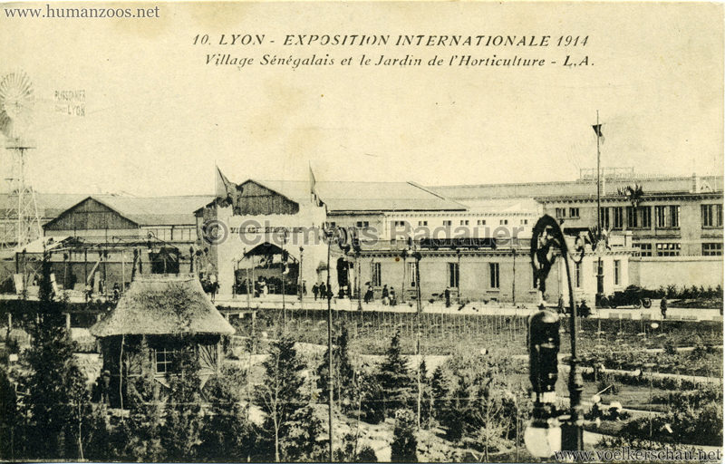 1914 Exposition Coloniale Lyon - Jardin & Village Sénégalais 2