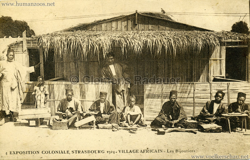 1924 Exposition Coloniale Strasbourg - Village Africain - 4. Les Bijoutiers