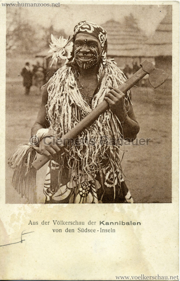 1931 Völkerschau Kannibalen Human Zoos 1931 Völkerschau Kannibalen Human Zoos