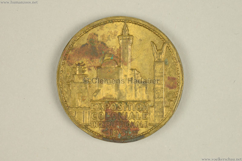 1931 Exposition Coloniale - Afrique COIN RS