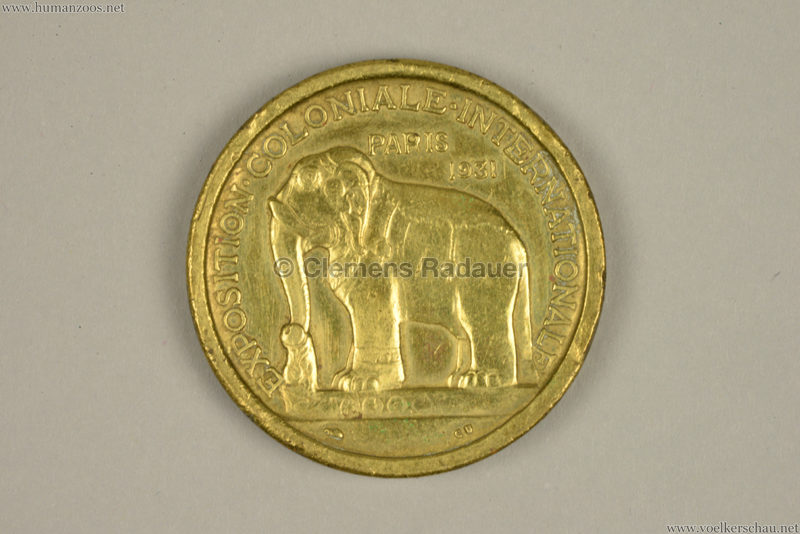 1931 Exposition Coloniale - Asie COIN RS