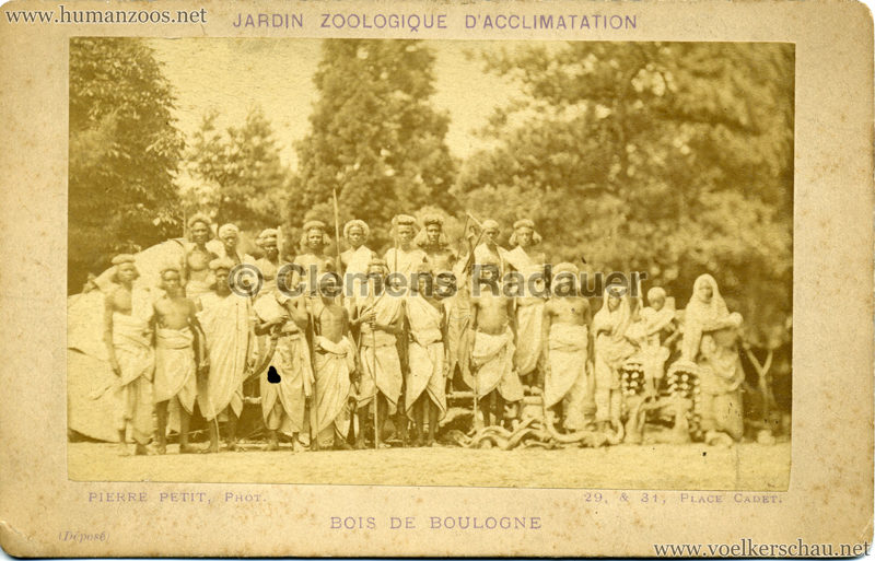 1879 (?) Jardin Zoologique d'Acclimatation - Nubiens 1