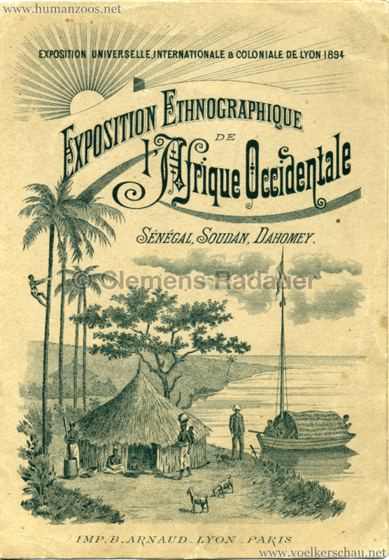 1894 Exposition Universelle, Internationale & Coloniale de Lyon - Exposition Ethnographique 1