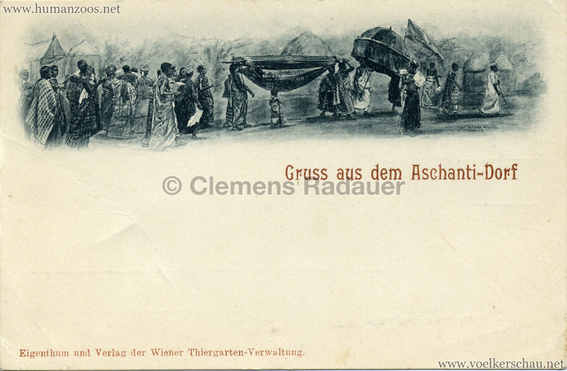 1899 Gruss aus dem Aschanti-Dorf 2