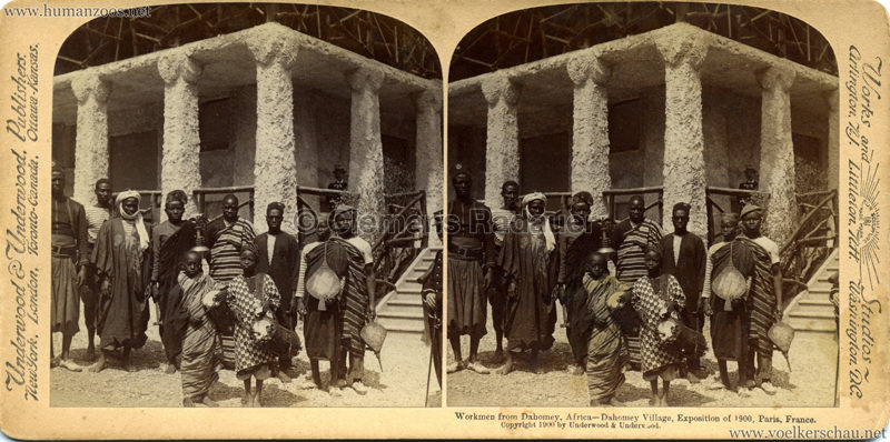 1900 Exposition Universelle de Paris - Dahomey Village - Workmen of Dahomey