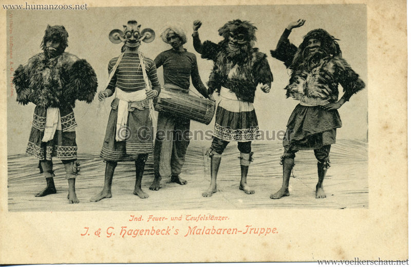 1900/1901 J. & G. Hagenbeck's Malabaren-Truppe 6