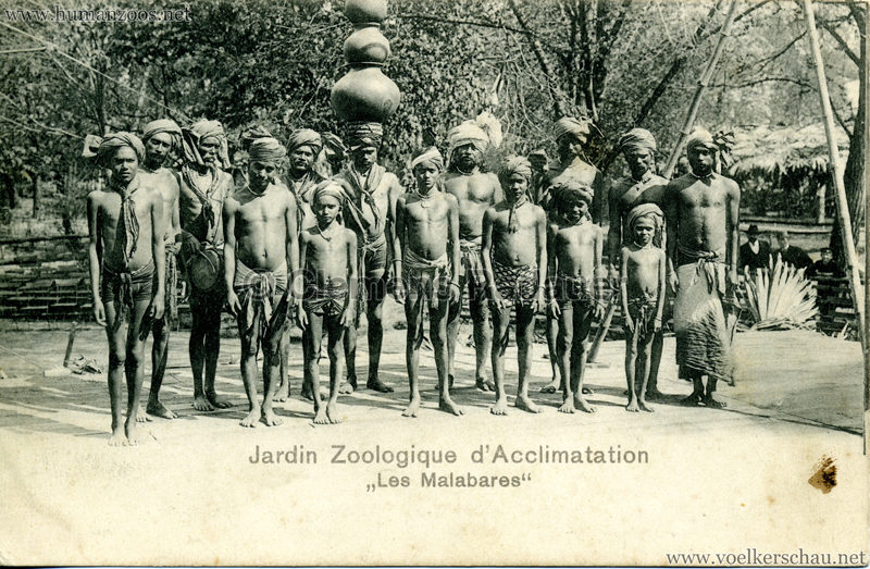 1902 Jardin Zoologique d'Acclimatation - Les Malabares 3