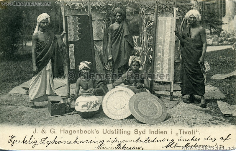 1904 J. & G. Hagenbeck's Udstilling Syd Indien i 