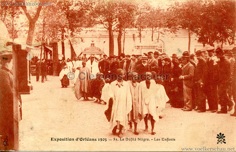 1905 Exposition d'Orleans - 52. Le Défilé Nègre - Les Enfants