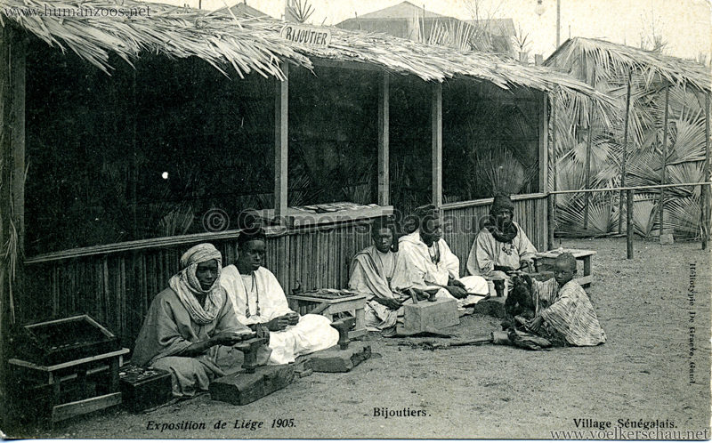 1905 Exposition de Liège - Village Sénégalais - Bijoutiers