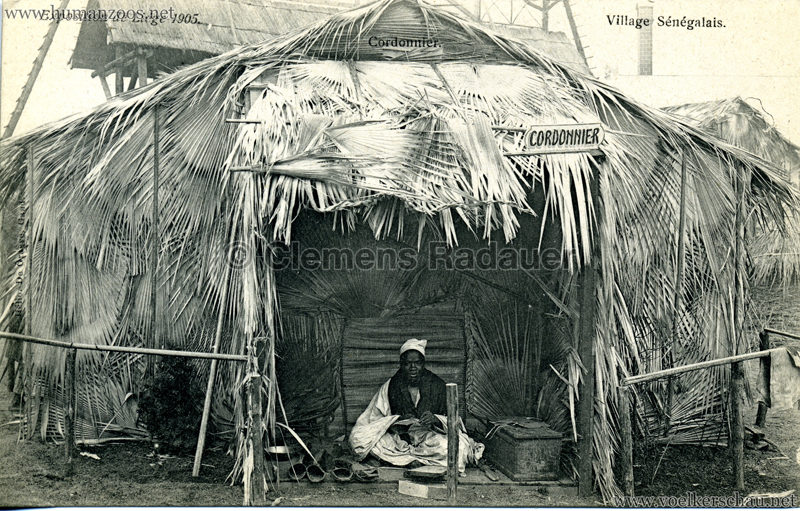 1905 Exposition de Liège - Village Sénégalais - Cordonnier