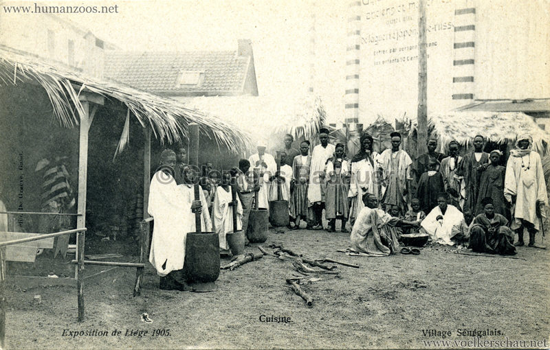 1905 Exposition de Liège - Village Sénégalais - Cuisine