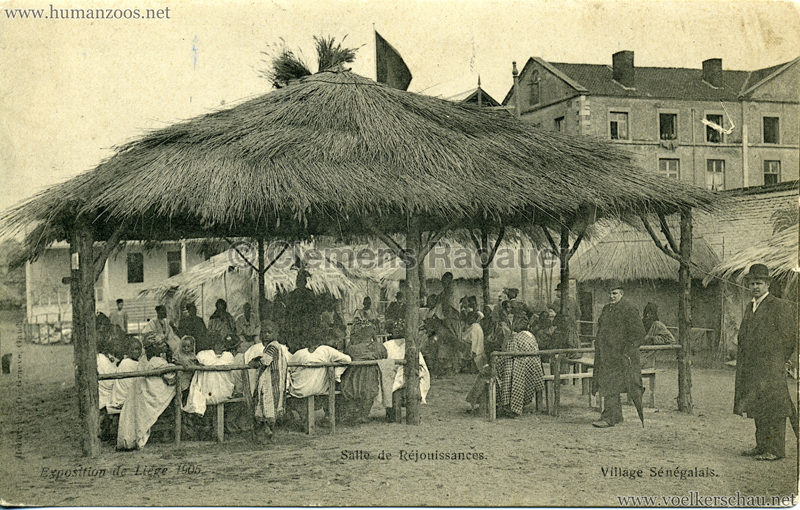 1905 Exposition de Liège - Village Sénégalais - Salle de Réjouissances