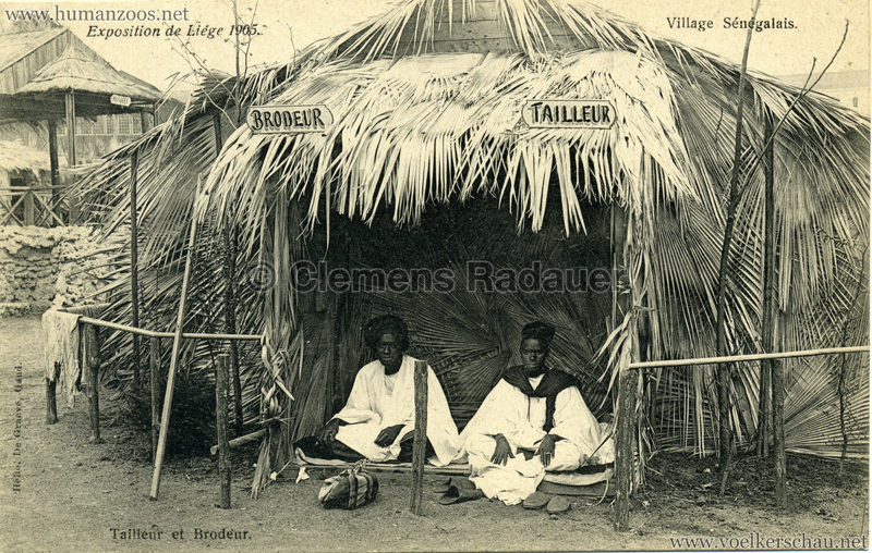 1905 Exposition de Liège - Village Sénégalais - Tailleur et Brodeur