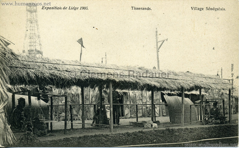 1905 Exposition de Liège - Village Sénégalais - Tisserands