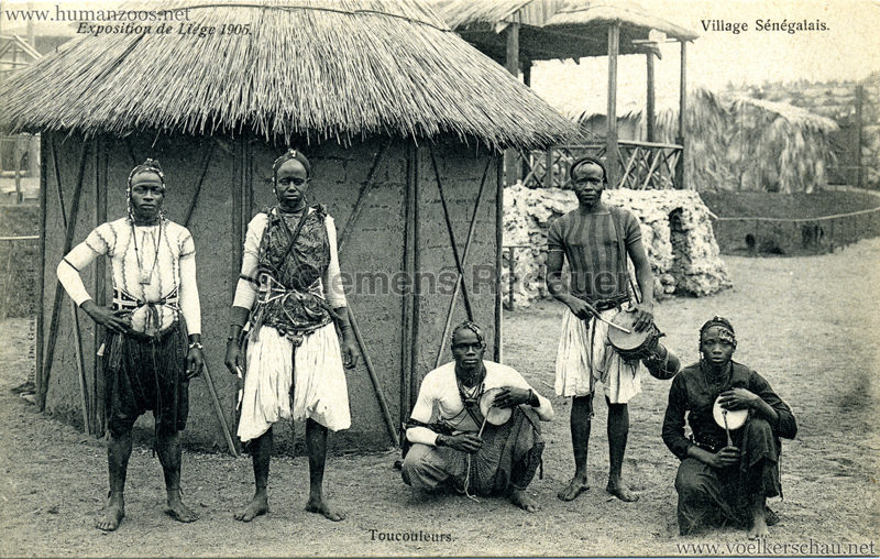 1905 Exposition de Liège - Village Sénégalais - Toucouleurs