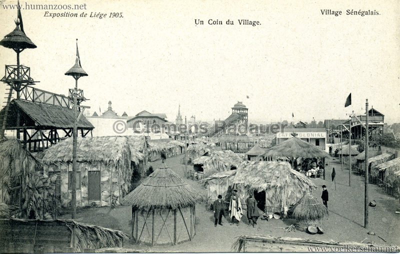 1905 Exposition de Liège - Village Sénégalais - Un coin du Village