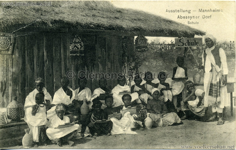 1907 Jubiläumsausstellung Mannheim - Abyssinisches Dorf 5