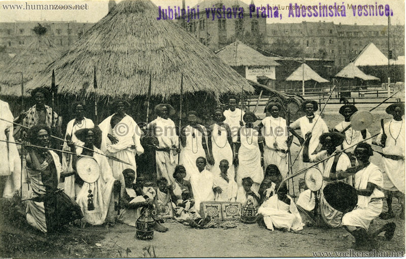 1908 Jubilejni vystava Praha, Abessinska vesnica 3
