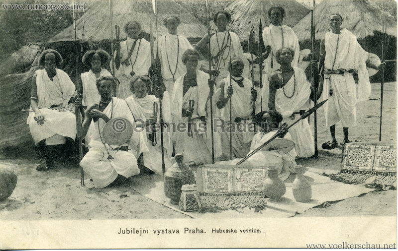 1908 Jubilejni vystava Praha, Abessinska vesnica 5