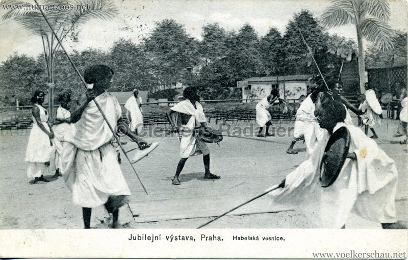 1908 Jubilejni vystava Praha, Abessinska vesnica 8