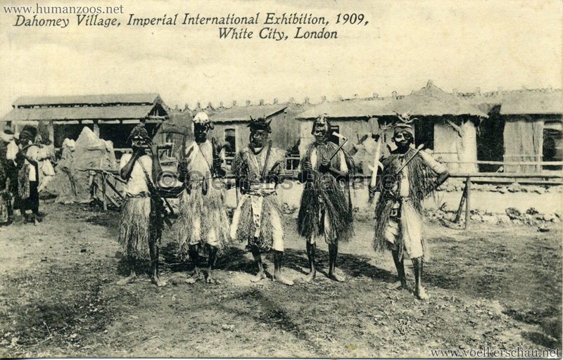 1909 Imperial International Exhibition - Dahomey Village 2, Imperial International Exhibition, 1909, White City, London