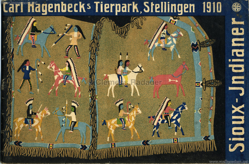 1910 Carl Hagenbeck's Tierpark, Stellingen - Sioux Indianer
