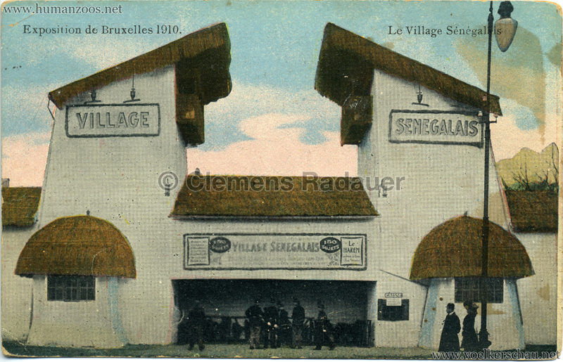 1910 Exposition de Bruxelles - Le Village Sénégalais 1