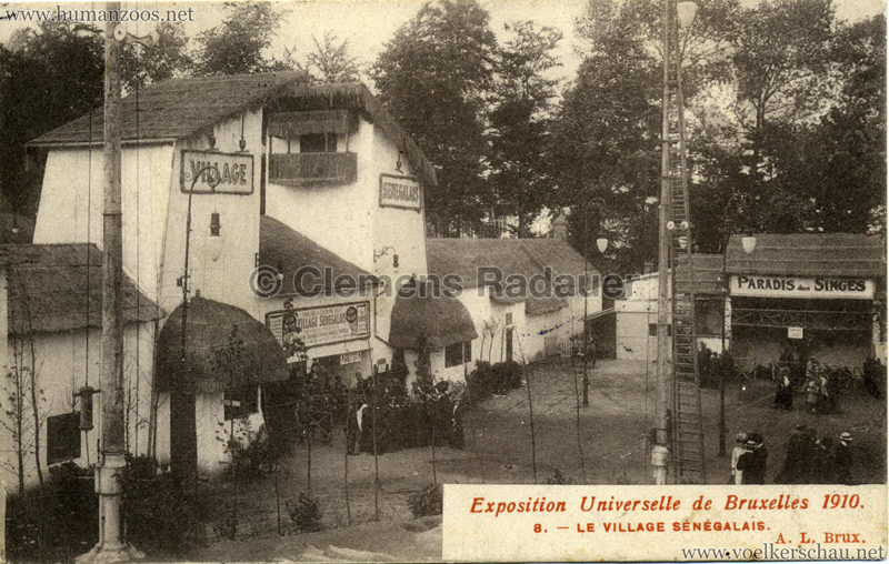 1910 Exposition de Bruxelles - Le Village Sénégalais 3