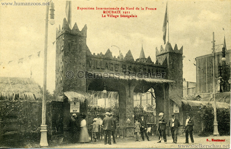 1911 Exposition Internationale du Nord de la France Roubaix - Le Village Sénégalais
