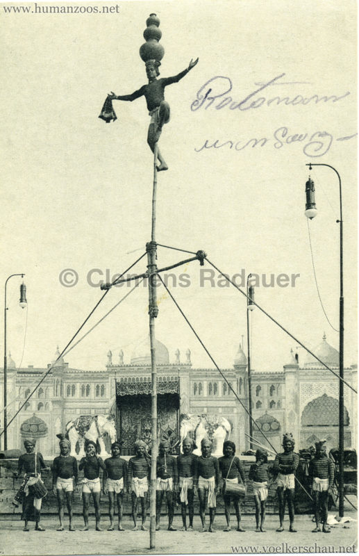 1911/1912 Gustav Hagenbeck's grösste indische Völkerschau der Welt 7
