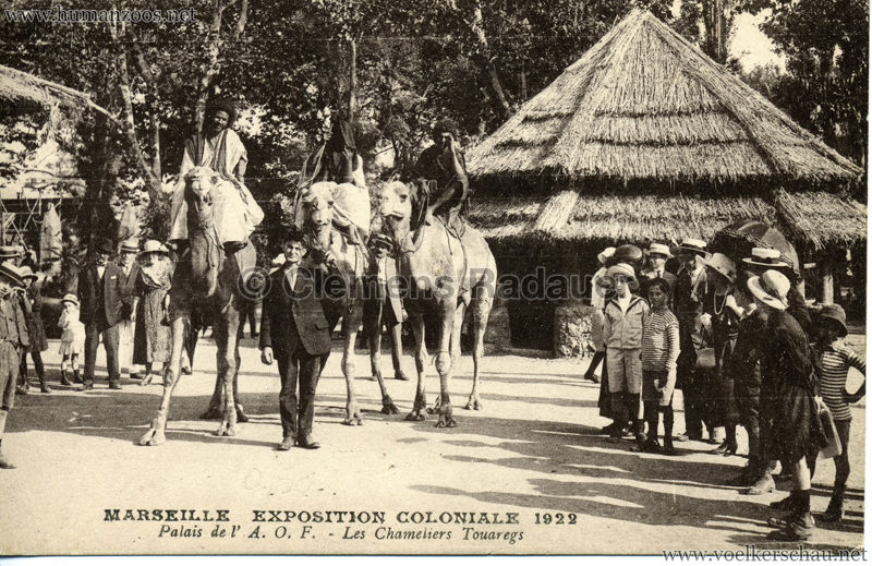 1922 Exposition Coloniale Marseille - Palais de l'Afrique Occidentale - Un coin du Village Soudanais