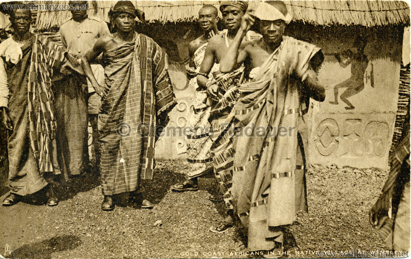 1924 British Empire Exhibition - Native Village at Wembley - Gold Coast Africans