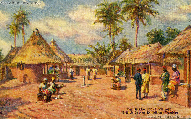 1924 British Empire Exhibition - Sierra Leone Village