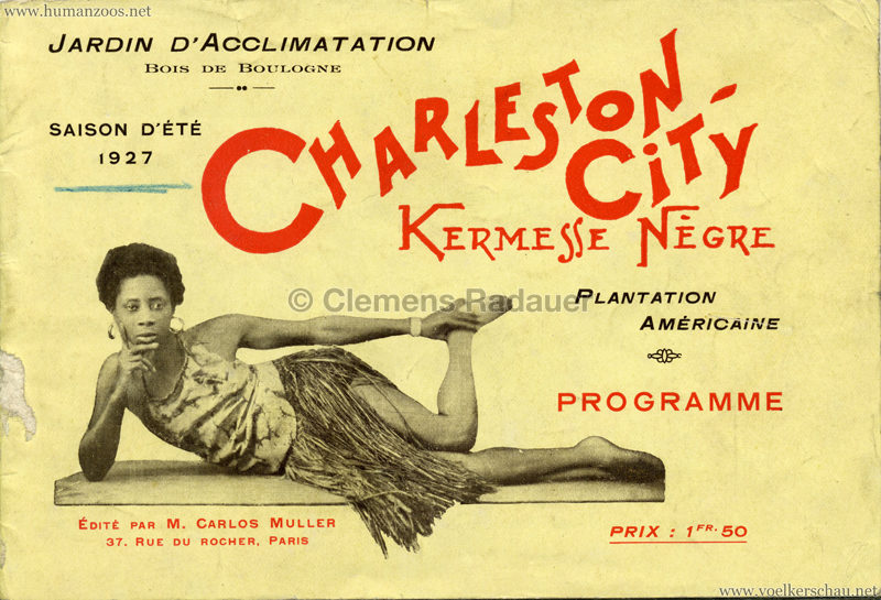 1927 Kermesse Nègre (Jardin d'Acclimatation) - S. 1