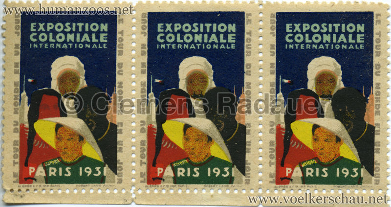 1931 Exposition Coloniale Briefmarken