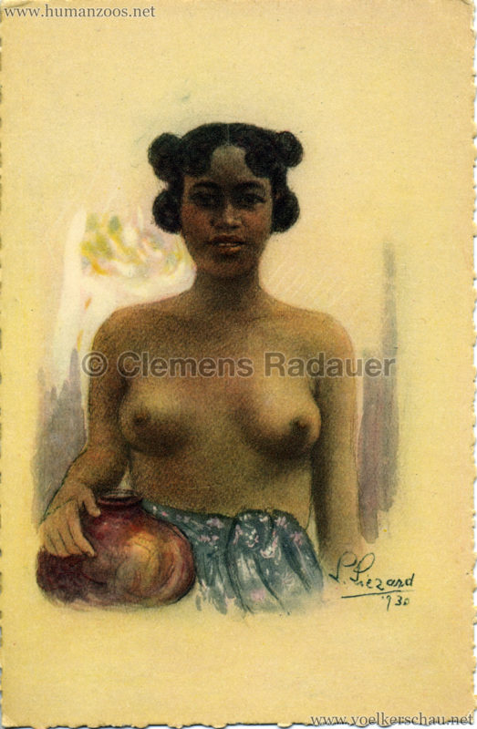1931 Exposition Coloniale Internationale Paris Madagascar - Femme à la cruche