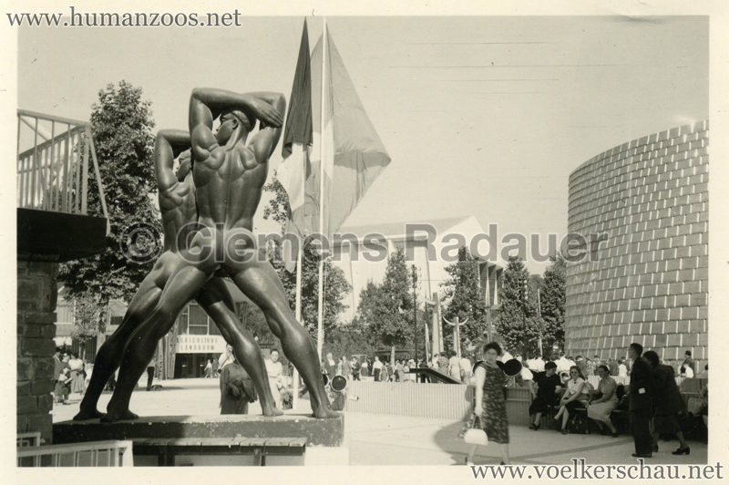 1958 Exposition Universelle Bruxelles - Afrikanische Statuen 3