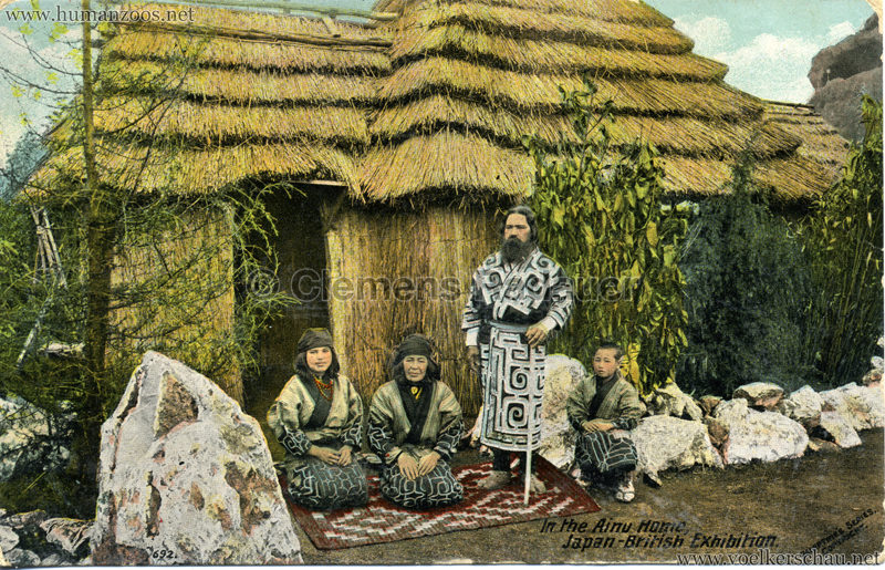692. Japan-British Exhibition - In the Ainu Home